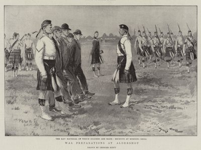 War Preparations at Aldershot by Georges Bertin Scott